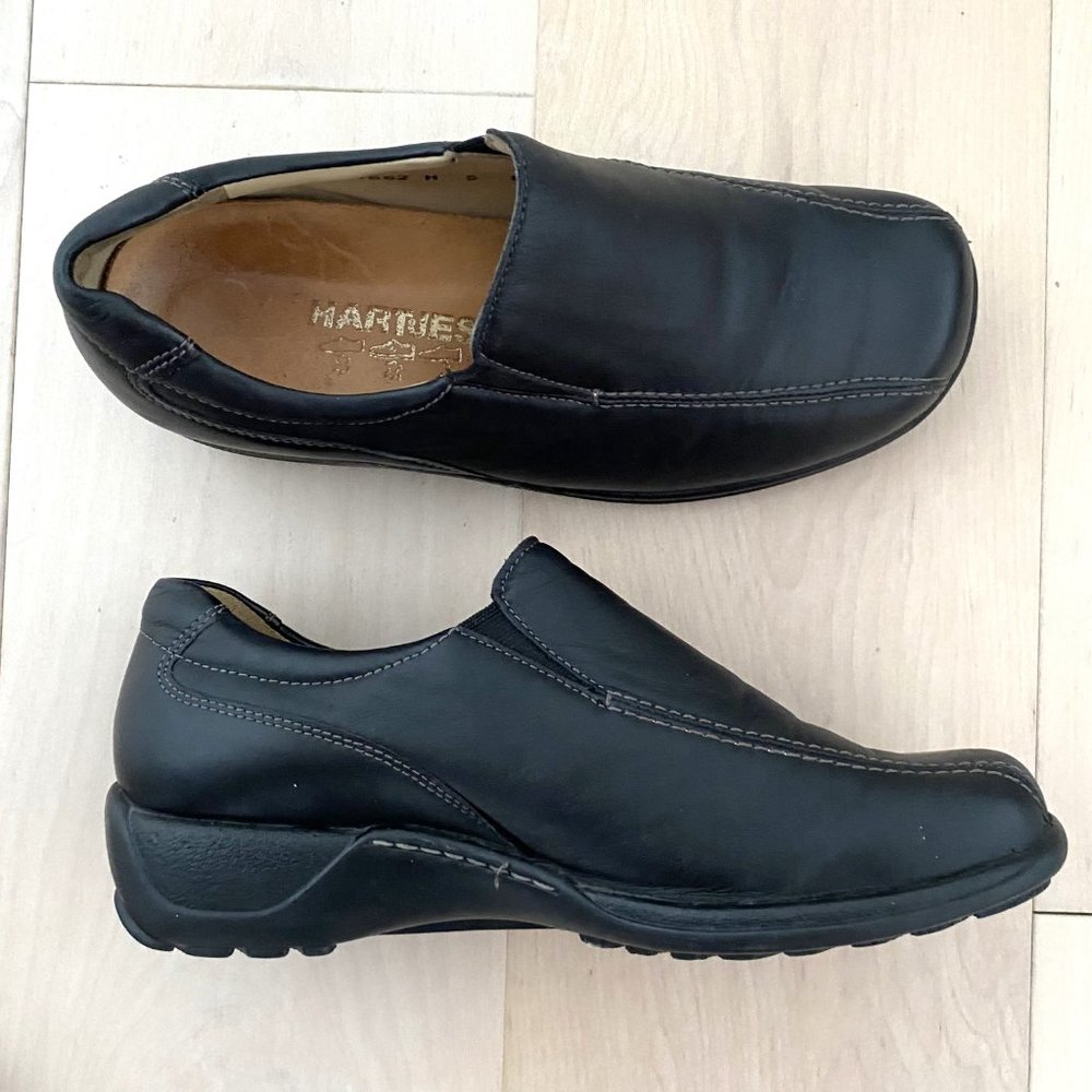 Hartjes Black Slip On Comfort Shoes